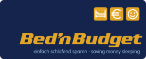 Logo Bed'nBudget Hostel Slogan